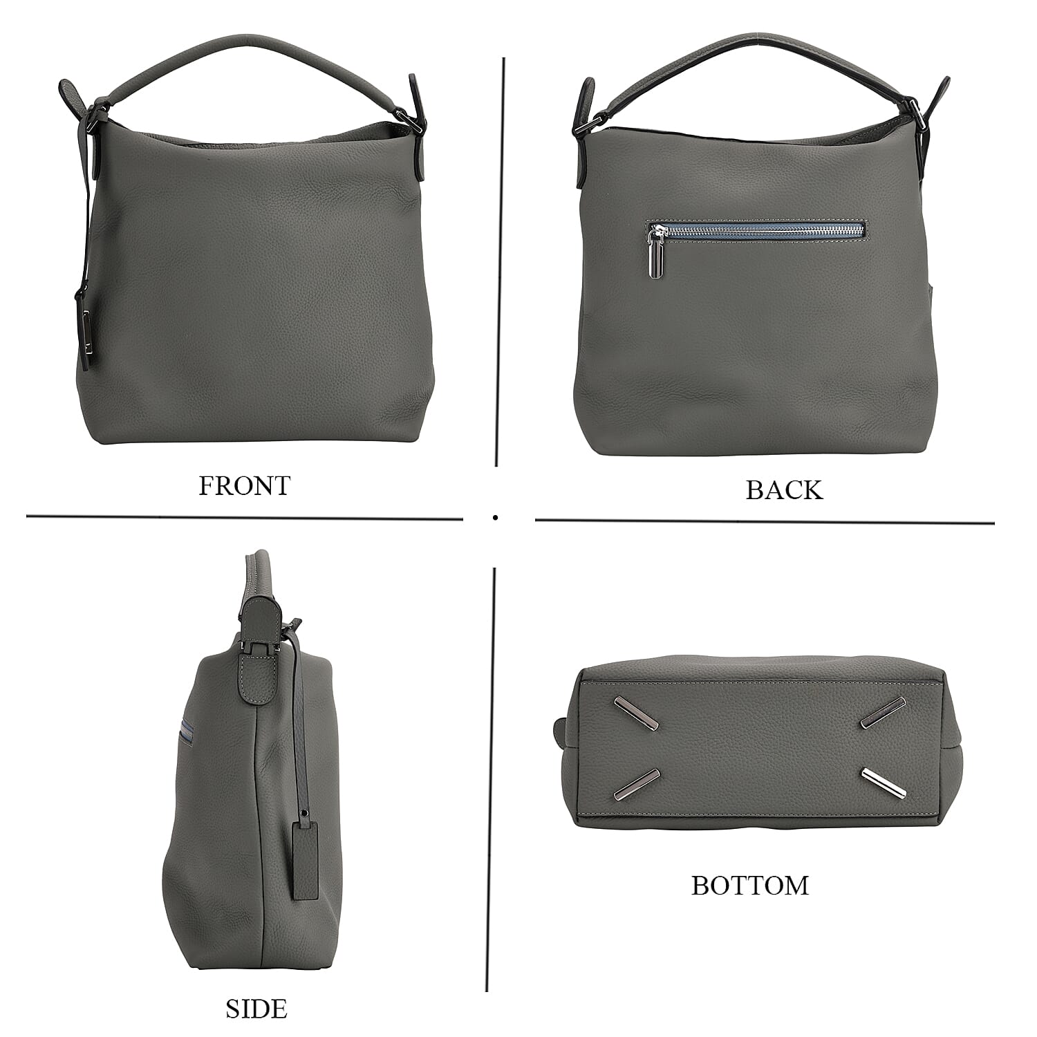 Closeout Deal- 100% Genuine Leather Bag - Blue 7990265 1