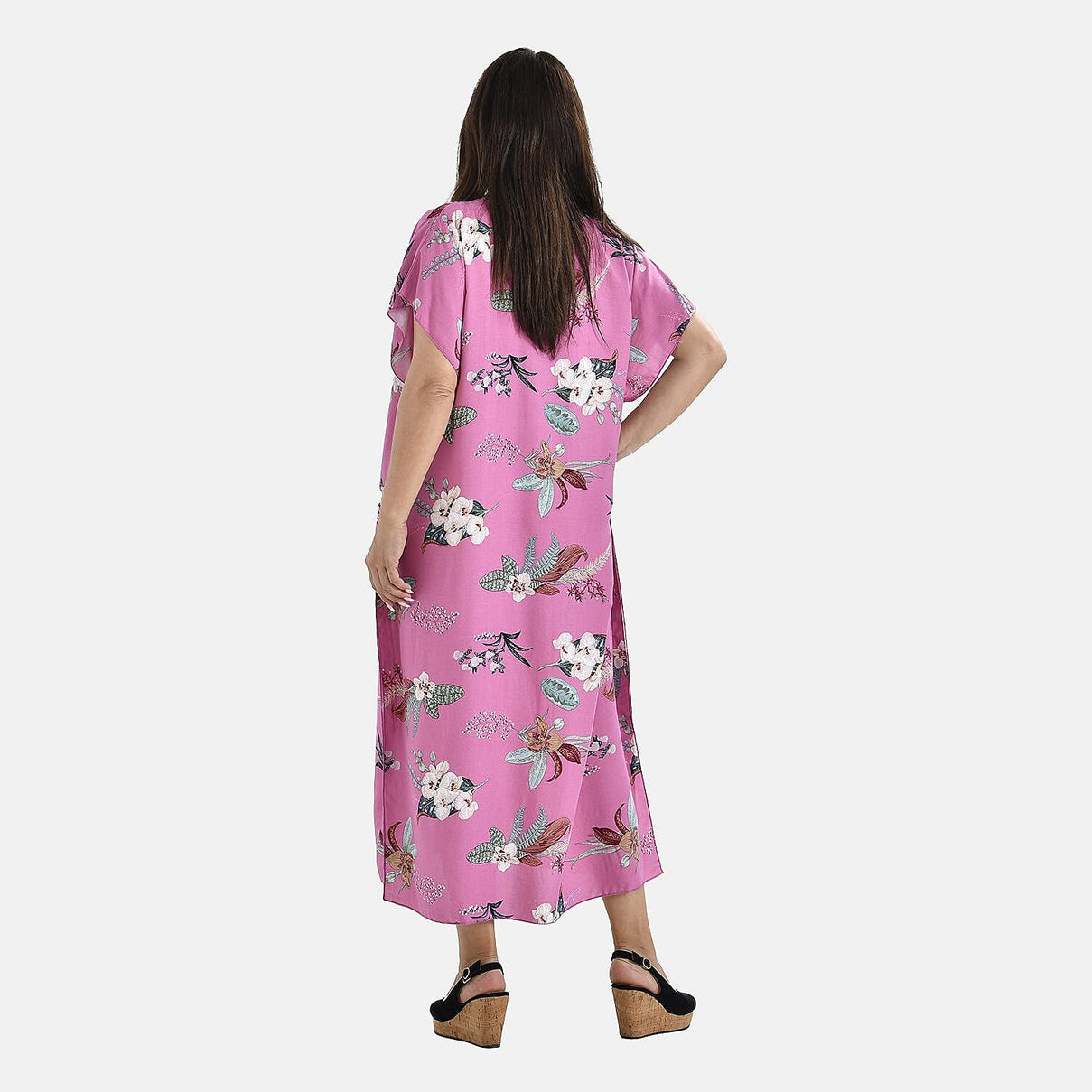 Closeout Deal Printed Maxi Kaftan 7504601 1