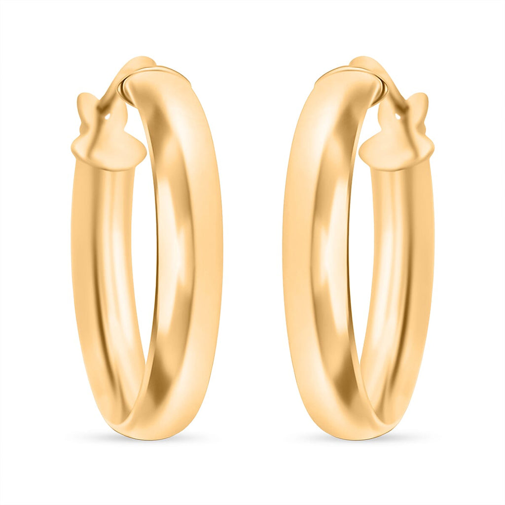 Closeout Deal - 9K Yellow Gold Earring with Clasp