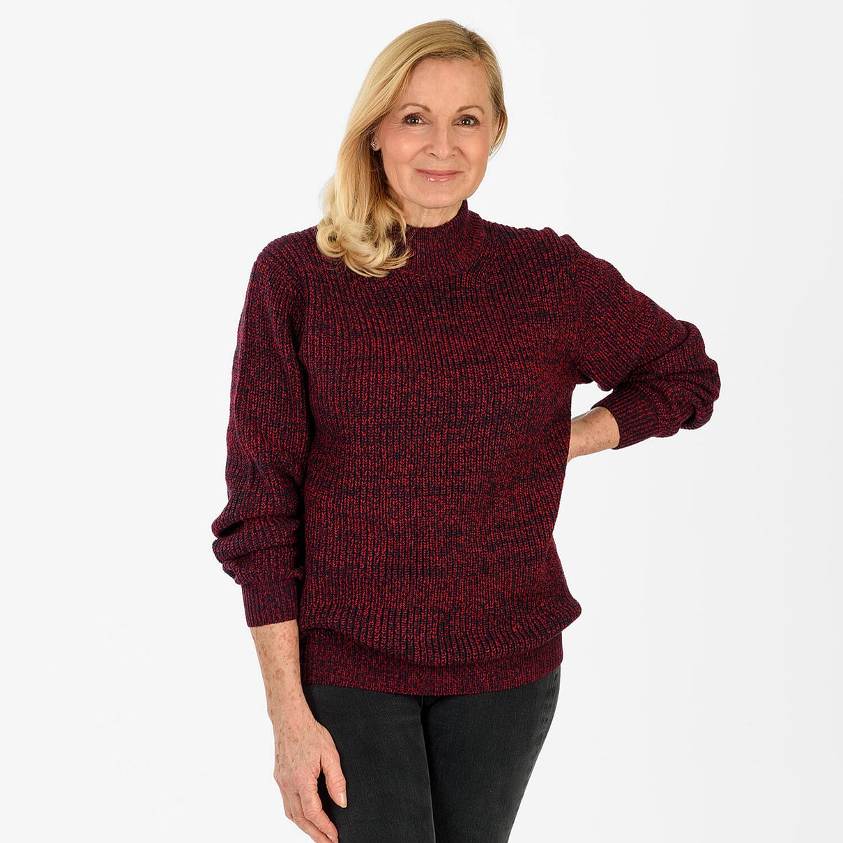 Limited Stock Smog Super Soft Jumper (Size 20 to 22) - Burgundy V32521472 0