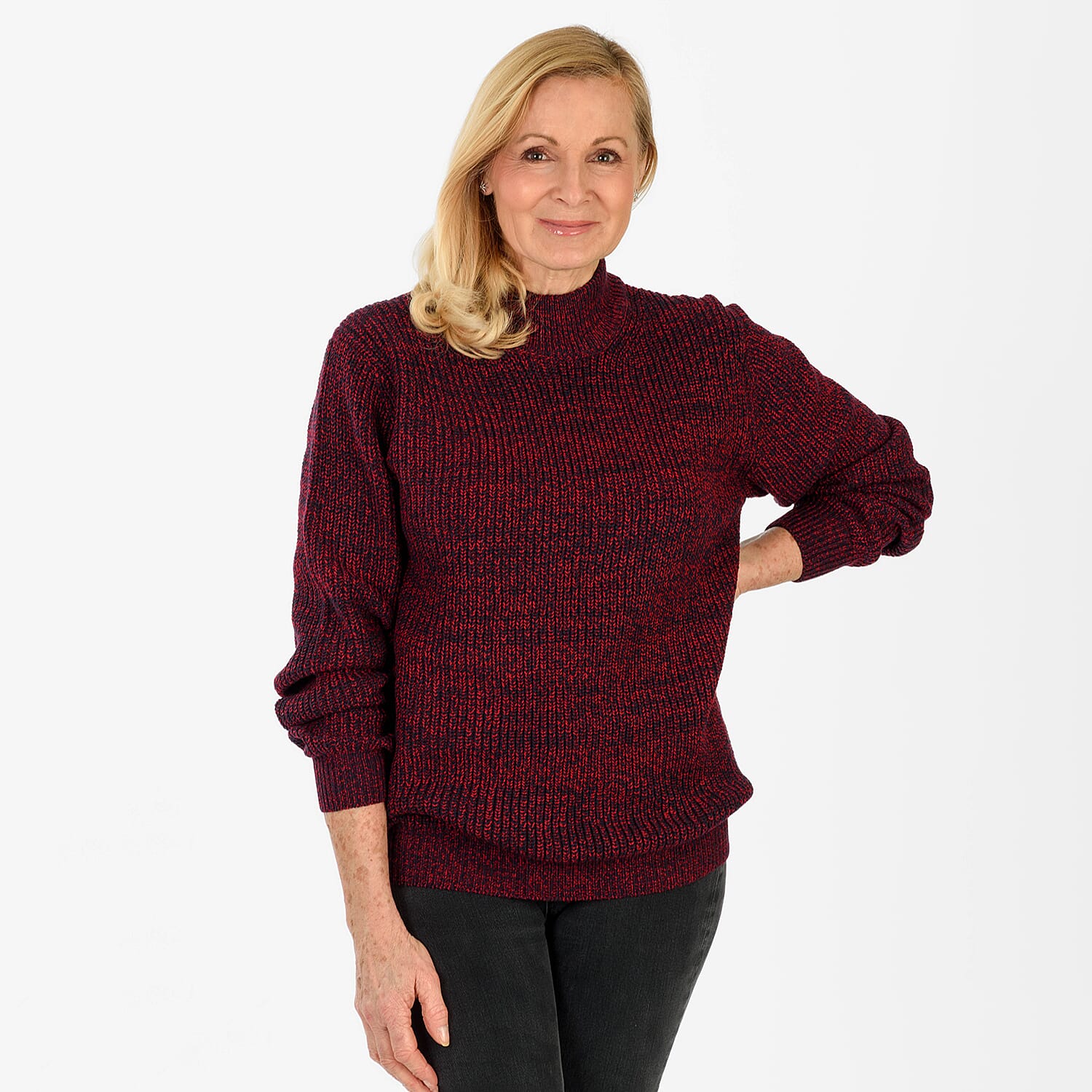 Limited Stock Smog Super Soft Jumper (Size 20 to 22) - Burgundy V32521472 0