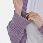 Closeout Batwing Sleeve Cardigan (One Size) - Purple