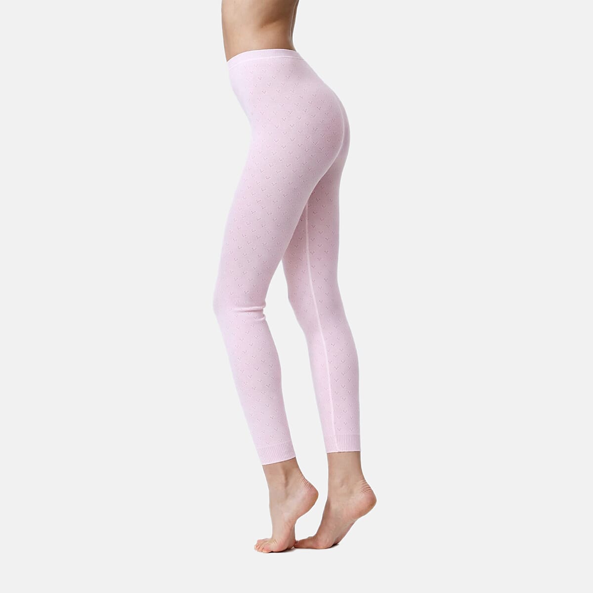 Palm Underwear British Made Supersoft Thermal Leggings (Size - L) - Pink 8416591 1