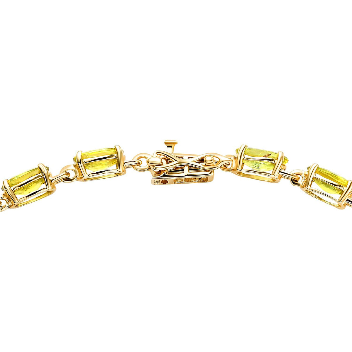 14K Yellow Gold AAA Sphene Bracelet (Size - 7.5) 11.10 Ct. 7063081 4