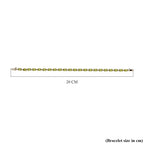 Closeout Deal - 14K Yellow Gold AAA Sphene Bracelet (Size - 7.5) 11.10 Ct.