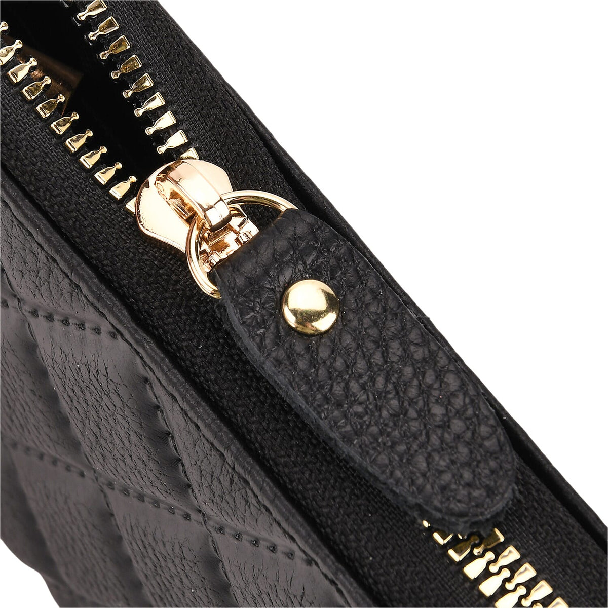 Closeout Deal - Genuine Leather Rhombus Pattern Embossed Wallet with RFID Protection 7230662 7