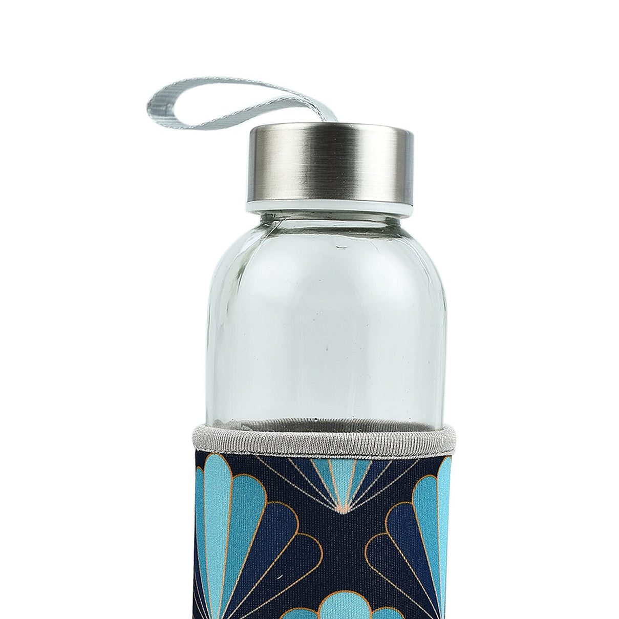 Closeout Deal - Glass Drinking Bottle with Sleeve 500 ml - Blue 7578919 3