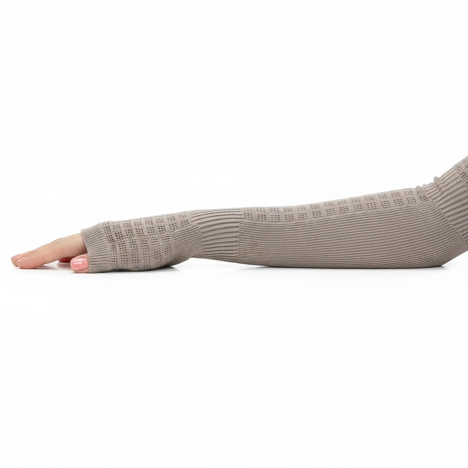 Closeout Deal Knitted Arm Warmer (Size - One Size) - Natural 8052622 0