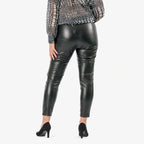 MARINA KANEVA Closeout Deal Pin Tuck Trouser (Size 18) - Black