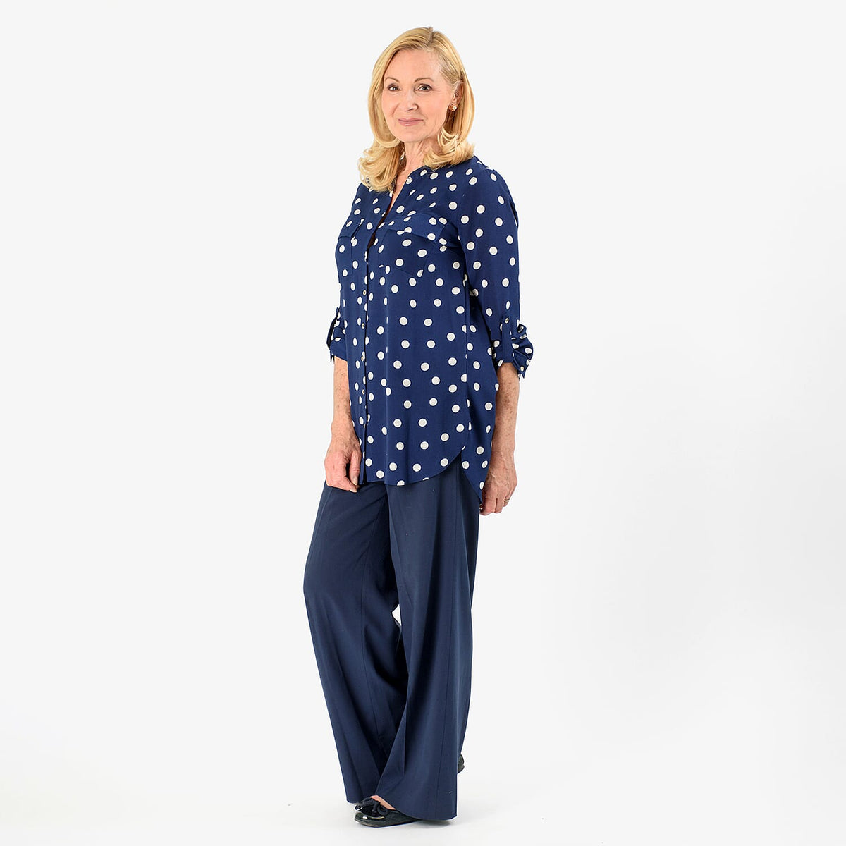 Closeout Deal Shirt (Size - 10) - Navy V32676257 1