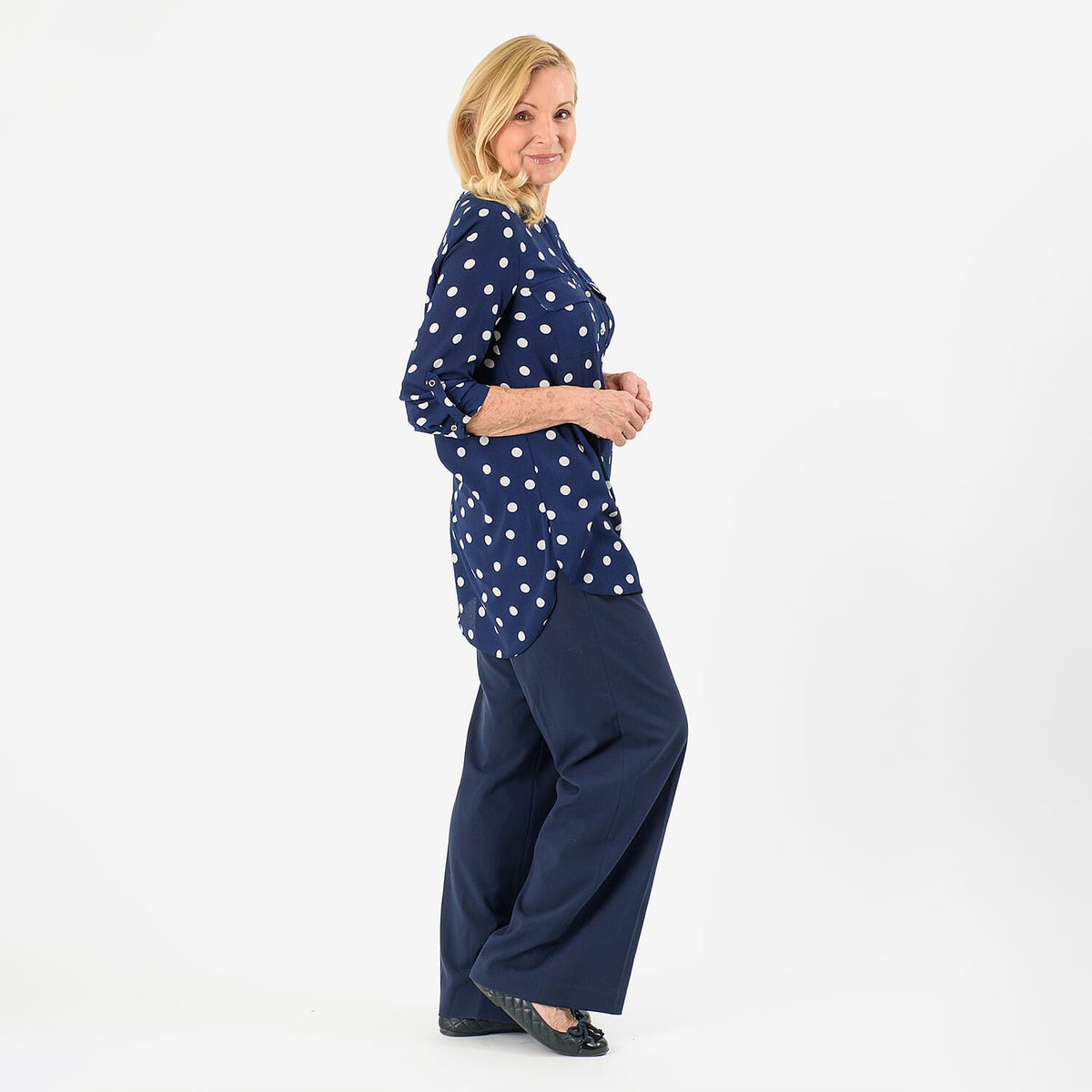Closeout Deal Shirt (Size - 10) - Navy V32676257 3