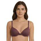 Padded T-Shirt Bra With Adjustable Straps (Size - 36C) - Dark Brown