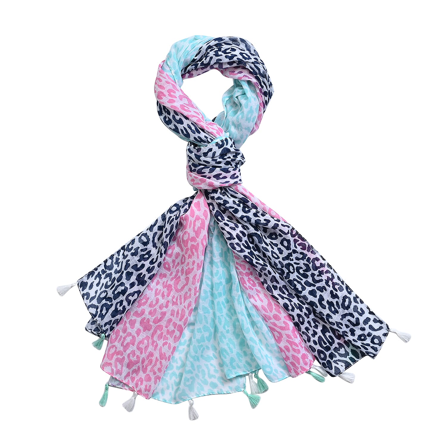Closeout Deal New Arrival Leopard Scarf - Pink and Pink 7750149 5