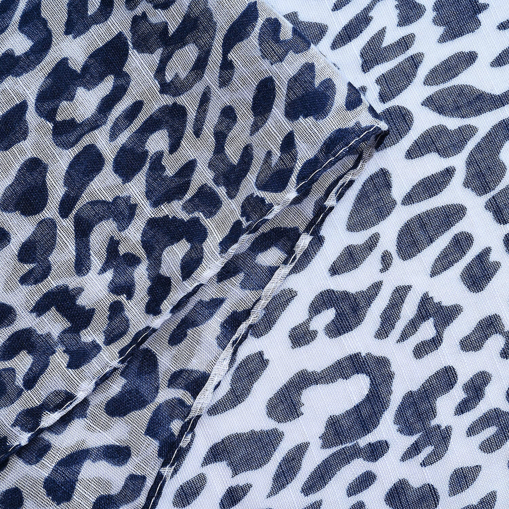 Closeout Deal New Arrival 100% Viscose Leopard Pattern sarong (Size 180x87 cm) - Pink