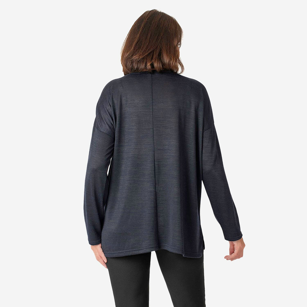 Closeout Deal- Marl Tunic (Size 10) - Navy