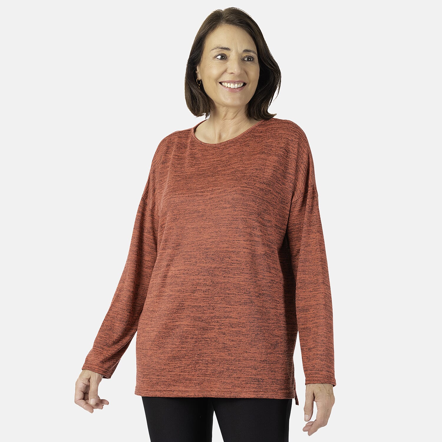Close Out Deal Full Sleeves Ladies Marl Tunic 7840785 0