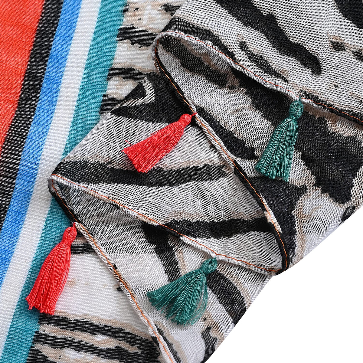 Closeout Deal New Arrival Zebra Stripe Pattern ScarfÂ  7750170 10