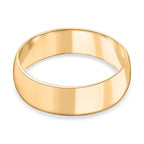 9K Yellow Gold Band Ring (6MM)