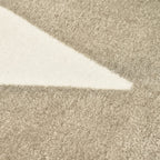 Closeout - Heavy Duty Easy Care Anti-slip Area Single Star Rug (Size 150x100 cm) - Grey