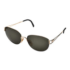 Closeout deal - Dior Vintage Metalcat Eye Sunglasses with Green Lenses - Green