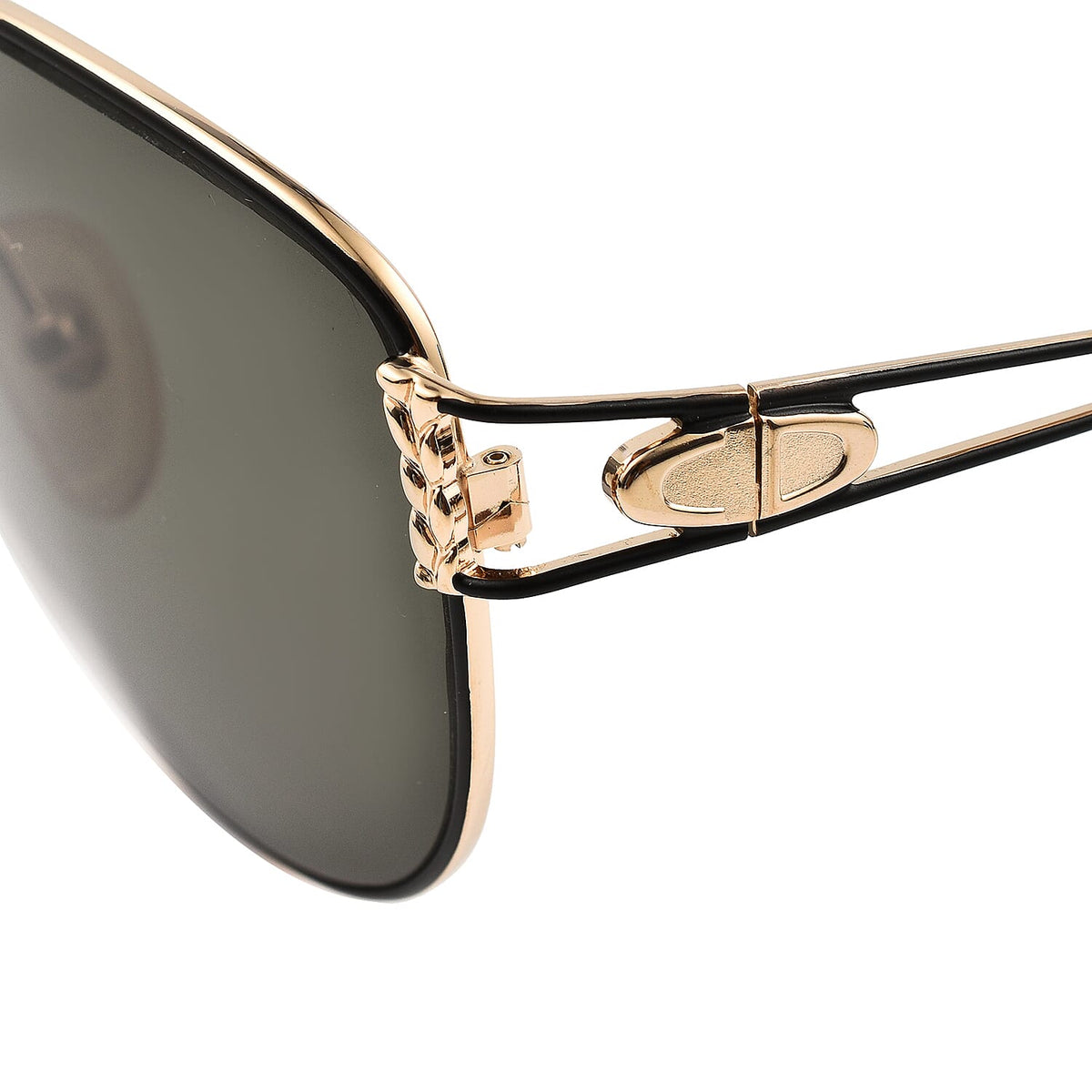Closeout deal - Dior Vintage Metalcat Eye Sunglasses with Green Lenses - Green 7152404 4