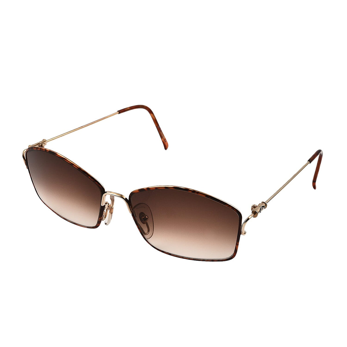 Closeout deal - Dior Vintage Rectangle Sunglasses - Brown 7139892 2