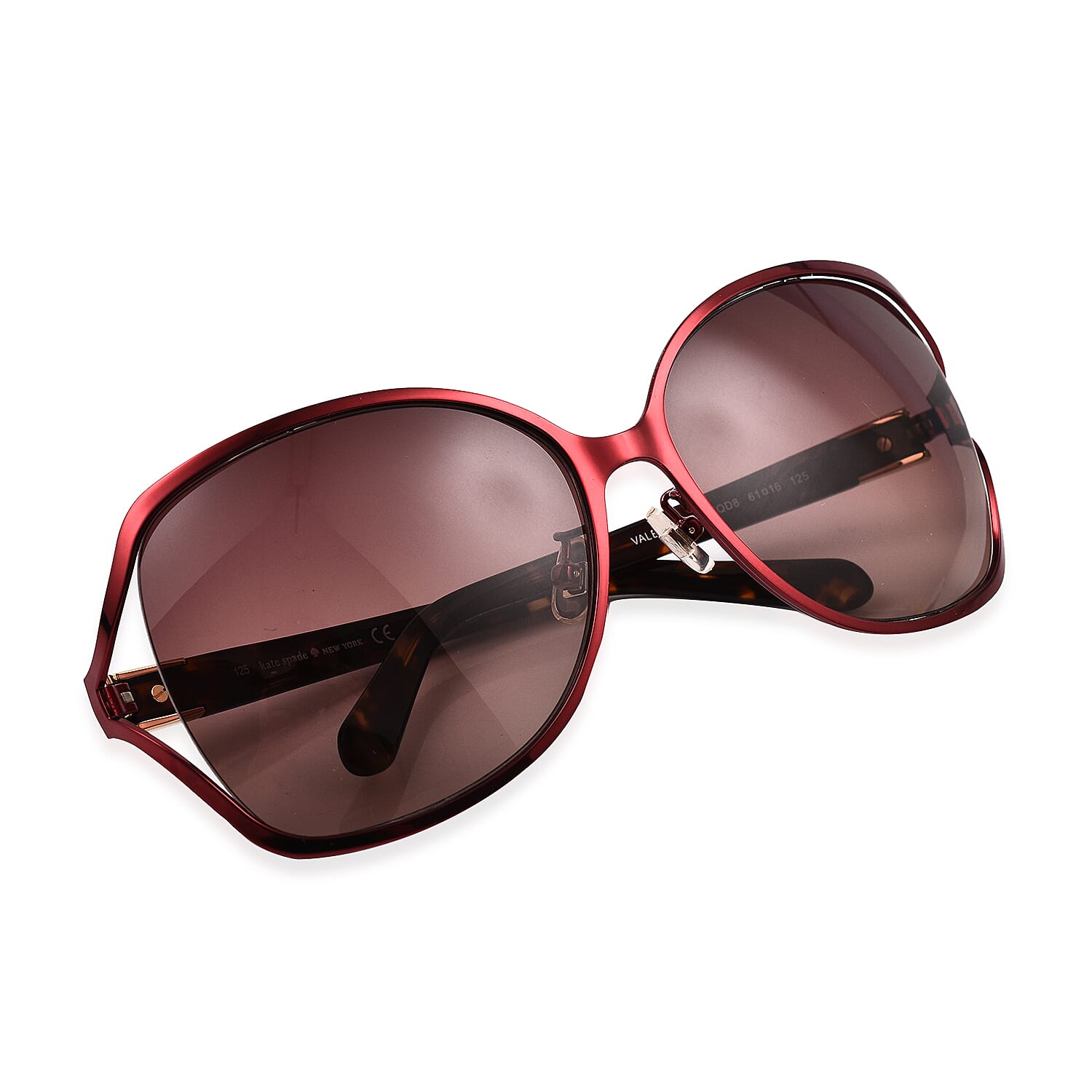 Closeout deal - Kate Spade UV Protection Designer Sunglasses - Red 6295676 1