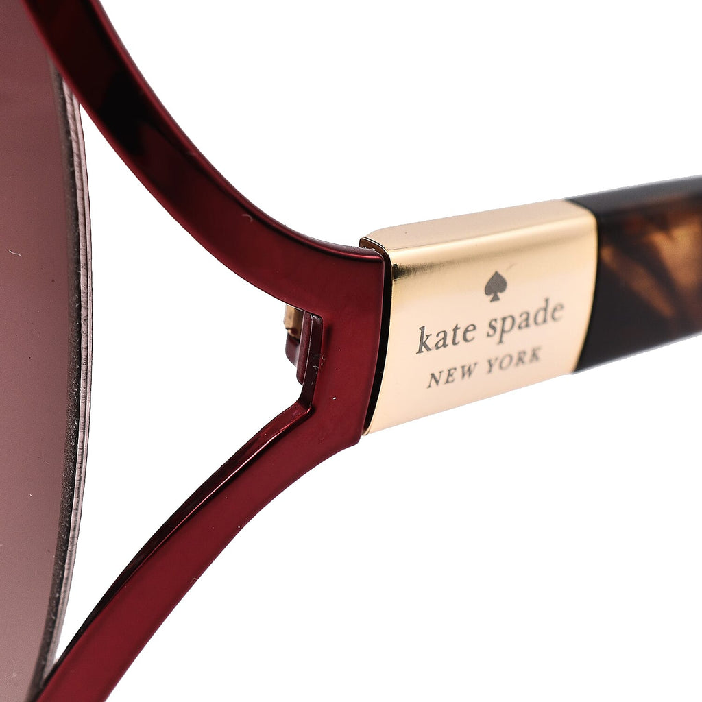 Closeout deal - Kate Spade UV Protection Designer Sunglasses - Red