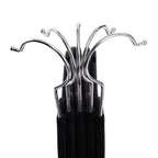 Velvet Non Slip Hangers Pack of 20 - Black