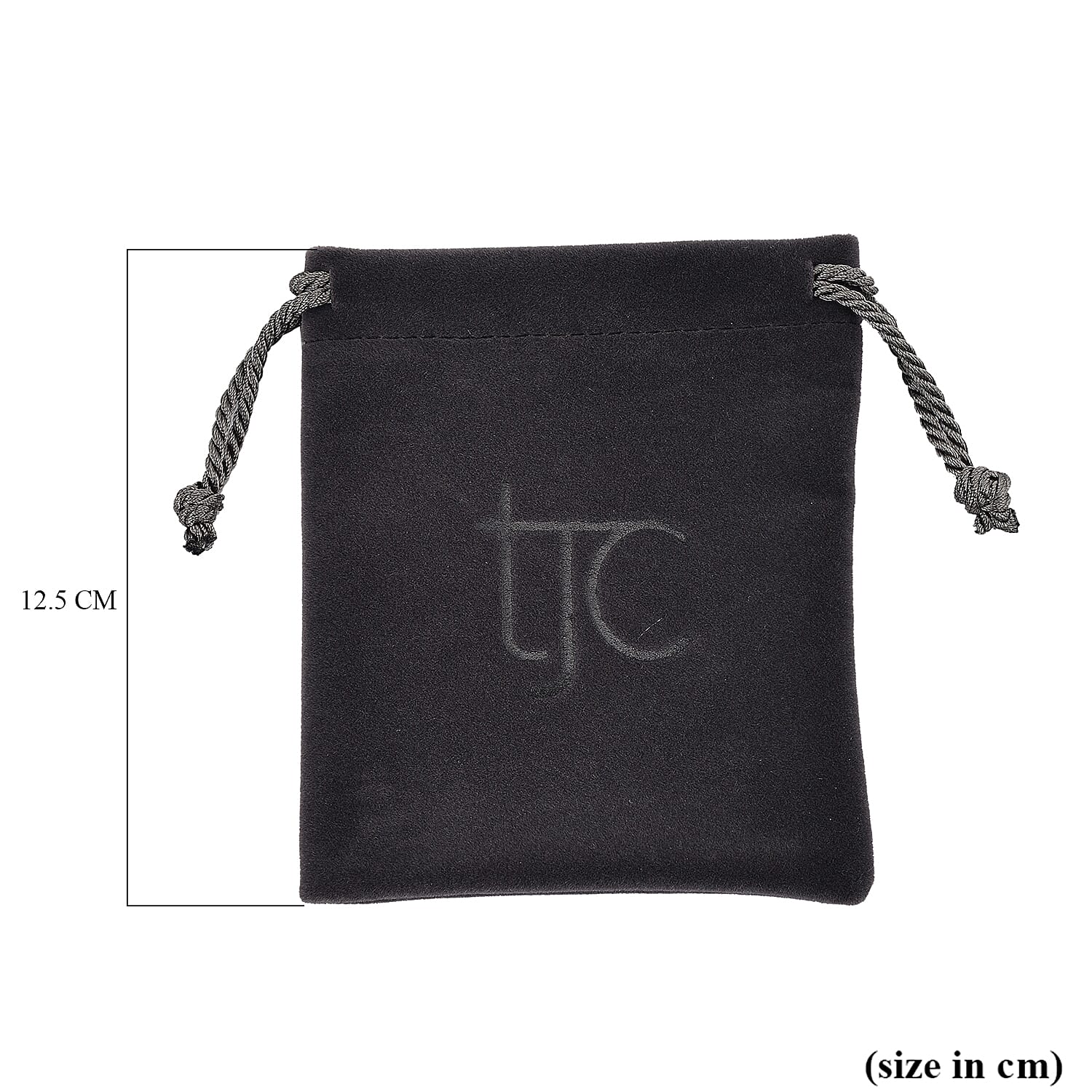 Knitted Bottom Plush Cloth Coin Pouch (Size 12x10x1 cm) - Grey 7986704 4