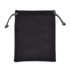 Knitted Bottom Plush Cloth Coin Pouch (Size 15x12x1 cm) - Grey
