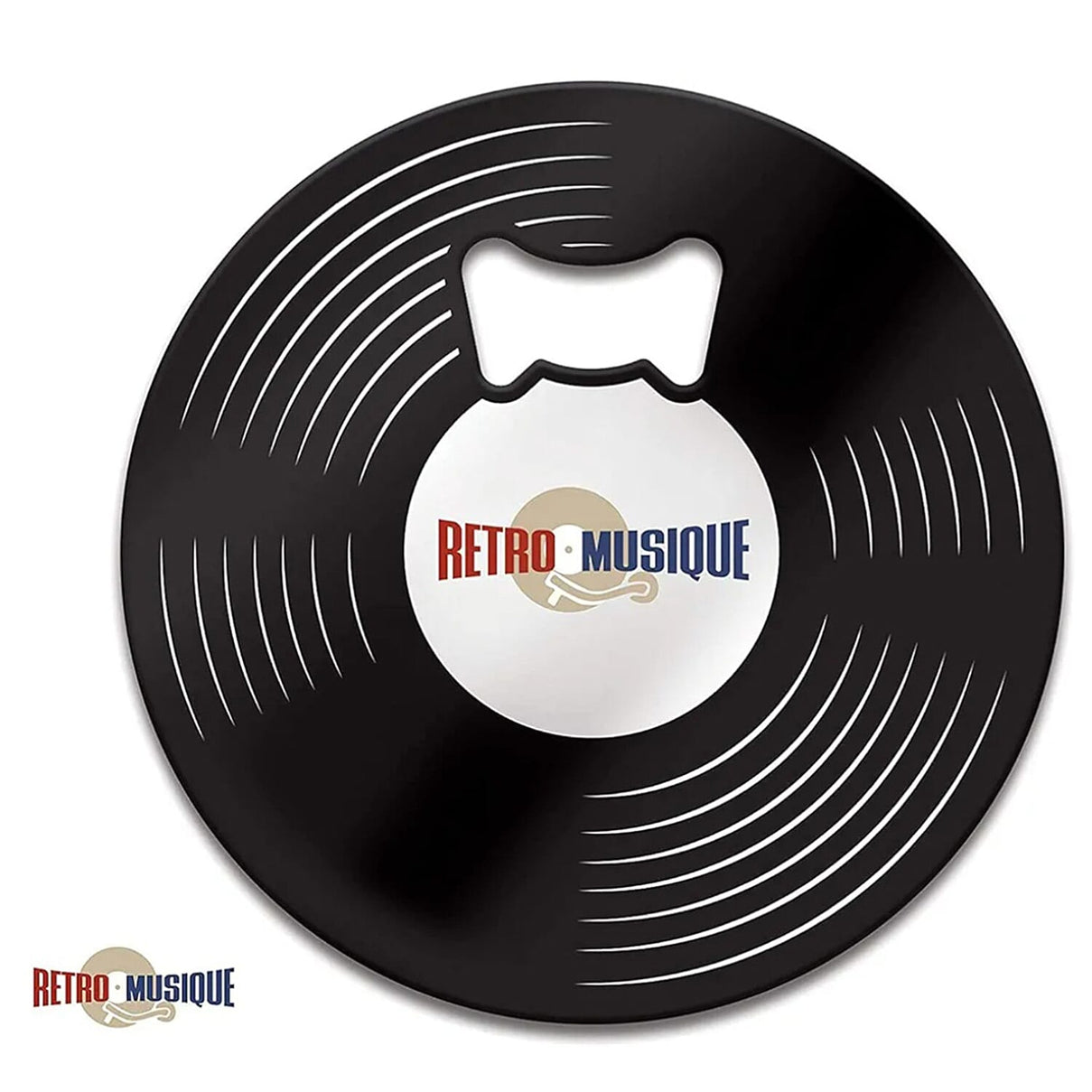 Set of 8 Elvis Presley Music Disc Coasters - Black 7792243 3