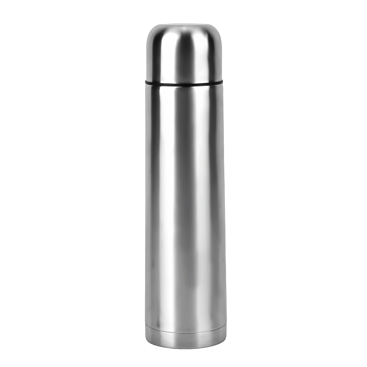 Stainless Steel Double Wall Thermos Flask with Fabric Storage Bags 1000ml - Silver 7724165 0