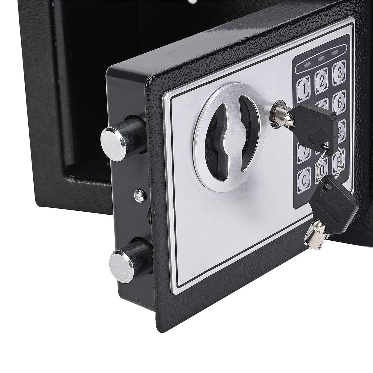 Strong Steel Safe Box With Pincode Access (4 AA Batteries,Not Included) - Black 7308241 4