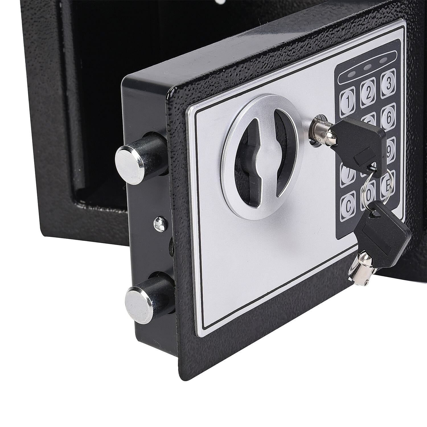 Strong Steel Safe Box With Pincode Access (4 AA Batteries,Not Included) - Black 7308241 4