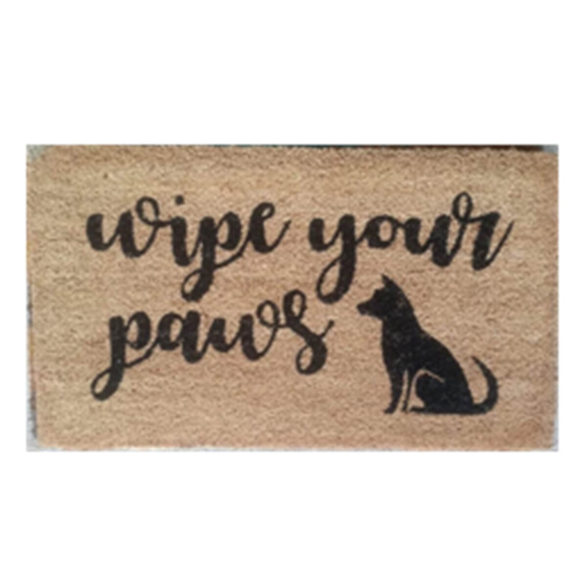 Wipe Your Paws Coir Door Mat 7707268 0