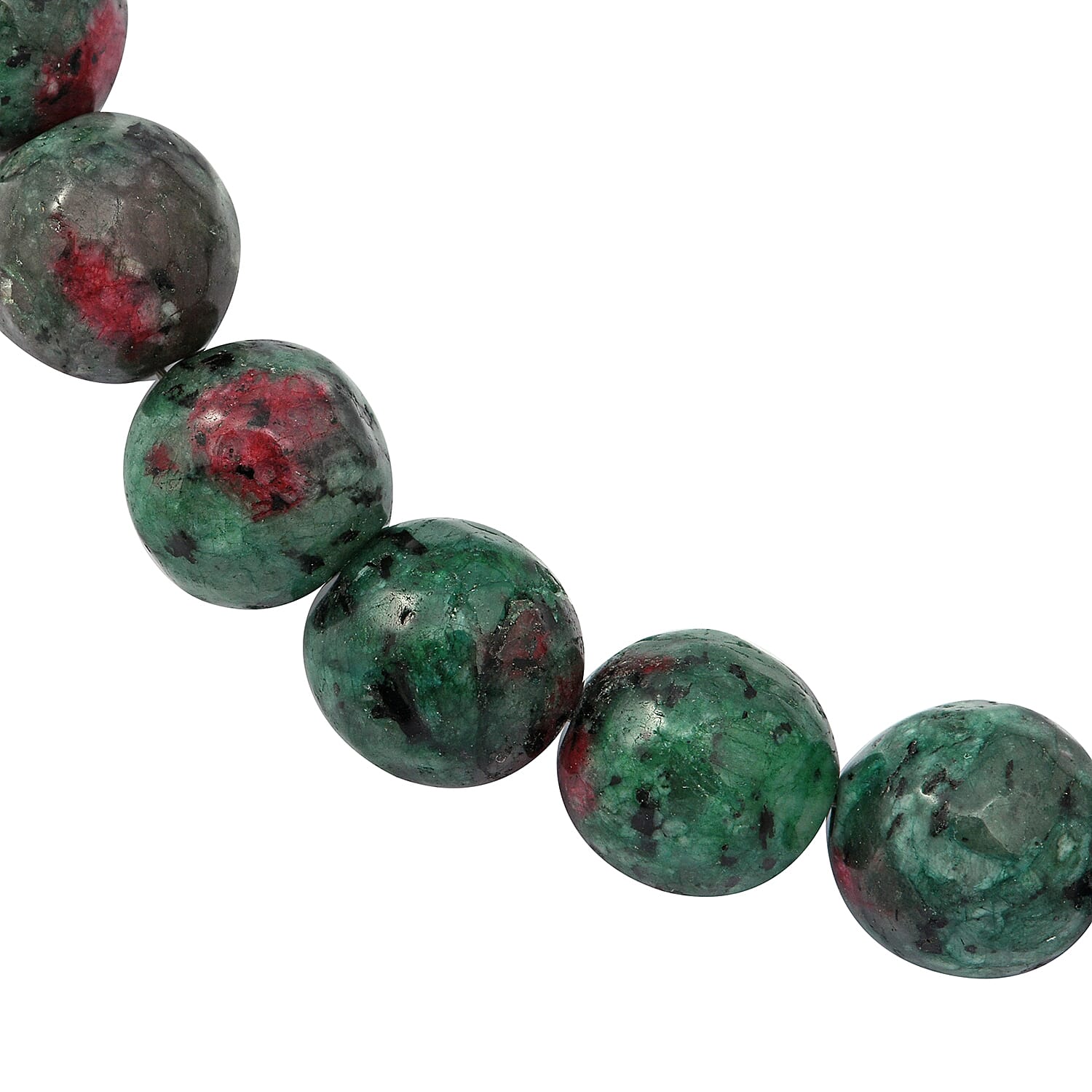 Collectors Edition- Rare Ruby Zoisite Necklace Size 18 in Sterling Silver 6296862 3