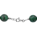 Collectors Edition- Rare Natural Ruby Zoisite  Necklace (Size - 18)  Sterling Silver 250.00 ct