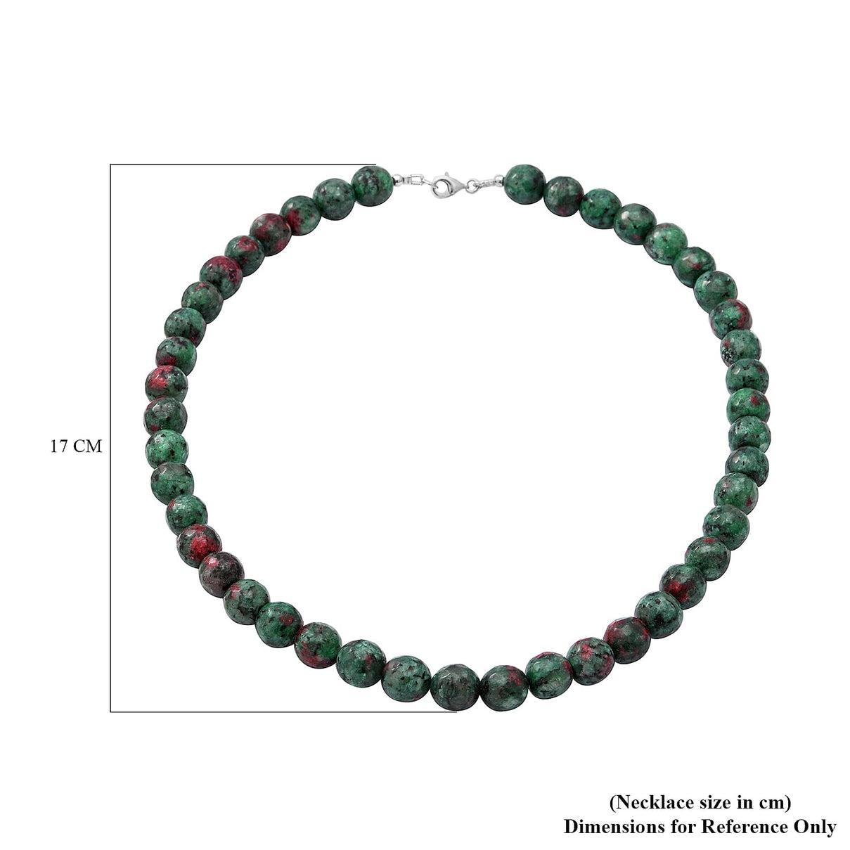 Collectors Edition- Rare Ruby Zoisite Necklace Size 18 in Sterling Silver 6296862 5