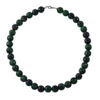 Collectors Edition- Rare Natural Ruby Zoisite  Necklace (Size - 18)  Sterling Silver 250.00 ct
