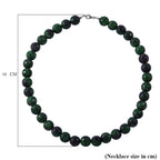 Collectors Edition- Rare Natural Ruby Zoisite  Necklace (Size - 18)  Sterling Silver 250.00 ct
