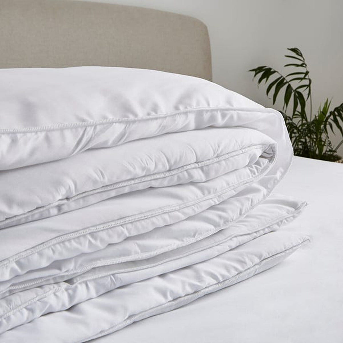Tog Microfibre Duvet with Virgin Hollowfibre Fill - Double Size 7964442 1
