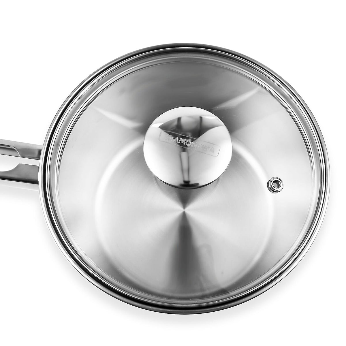 Tramontina Cookware Set - 2 Casserole Pots 20 &amp; 24cm And Saucepan 16cm - Triple Layer Base - All Hob types - Silver 7614747 11