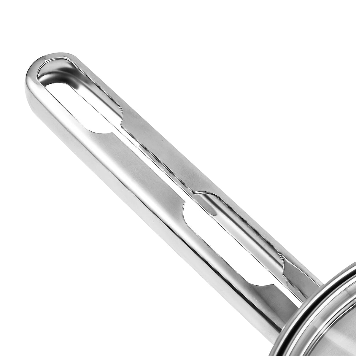 Tramontina Cookware Set - 2 Casserole Pots 20 &amp; 24cm And Saucepan 16cm - Triple Layer Base - All Hob types - Silver 7614747 13