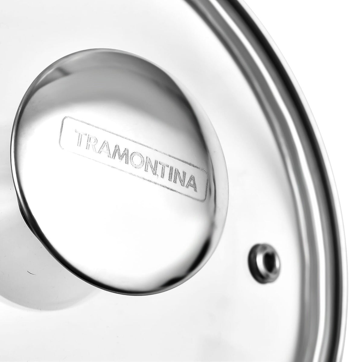Tramontina Cookware Set - 2 Casserole Pots 20 &amp; 24cm And Saucepan 16cm - Triple Layer Base - All Hob types - Silver 7614747 2
