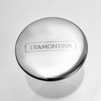 Tramontina Cookware Set - 2 Casserole Pots 20 - 24cm And Saucepan 16cm - Triple Layer Base - All Hob types - Silver