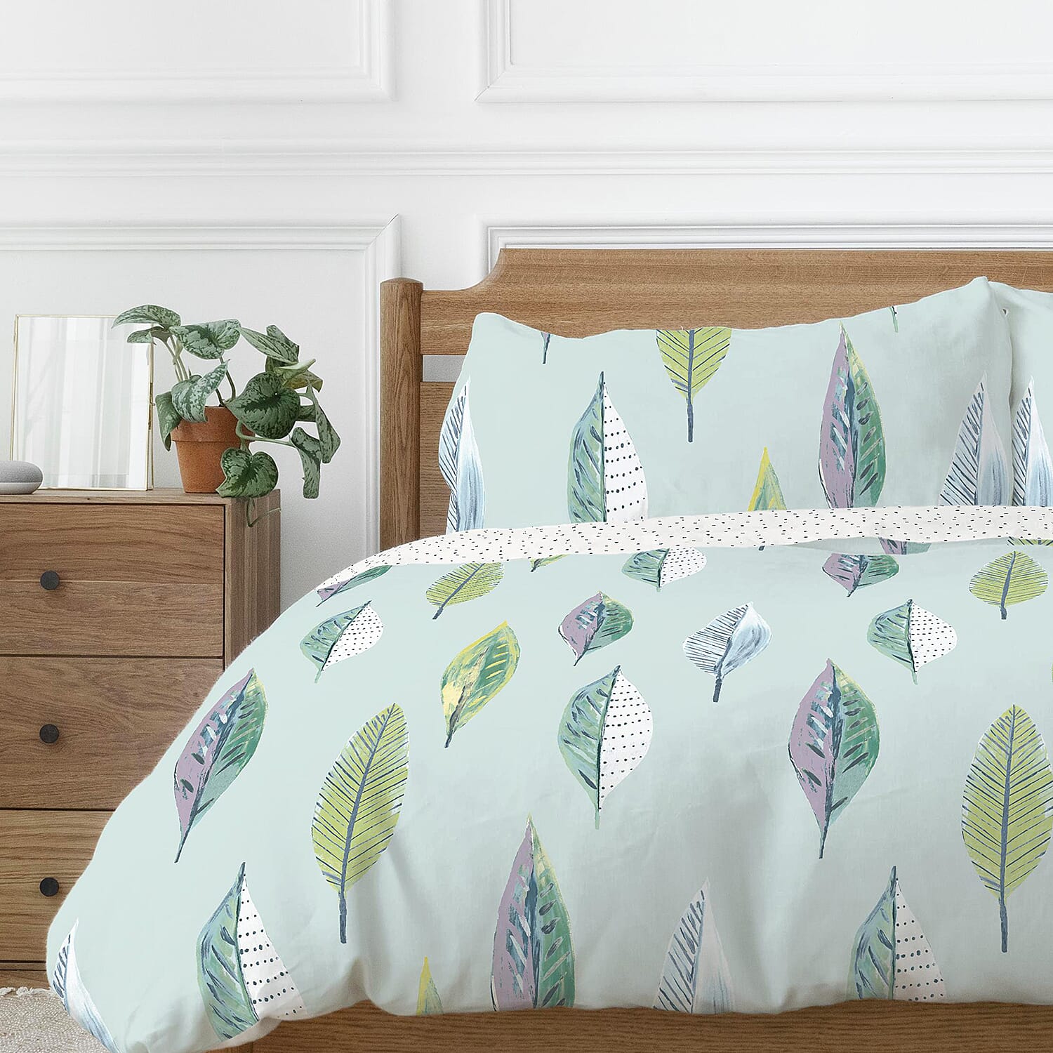 Copenhagen Home Flynn Duck Egg Duvet Cover Set 7696572 0