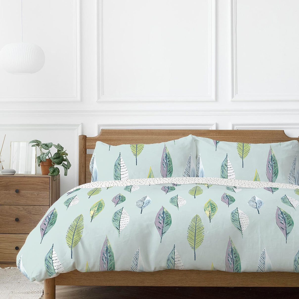 Copenhagen Home Flynn Duck Egg Duvet Cover Set 7696572 1