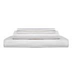 Copenhagen Oslo Fitted Sheet Double (Size 191x137 Cm) - White