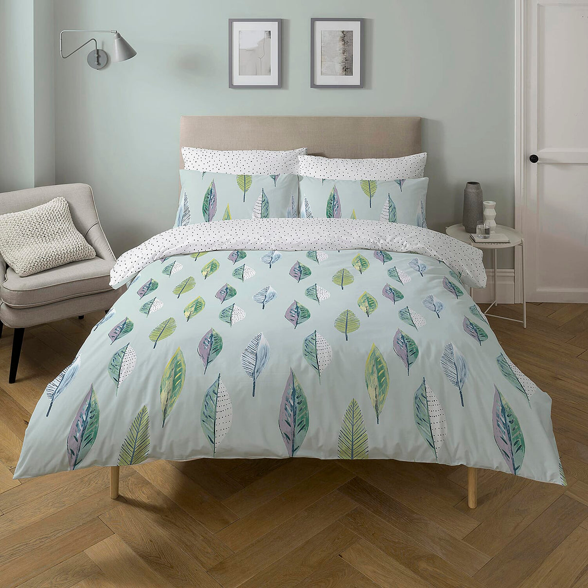 Copenhagen Home Flynn Duck Egg Duvet Cover Set 7696572 2